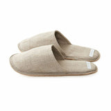 Fog Linen Slippers - Natural Linen