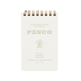 Penco Coil Composition Notepad, Small  - White