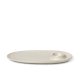 Flow Breakfast Plate Off-White Speckle