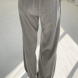 Le Bon Shoppe Pointelle Serene Jogger, Melange Grey