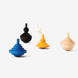 Spinning Tops Wooden spinning top set of 5