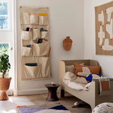 Ferm Living Canvas XL Wall Pockets - Off-white was £79