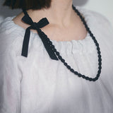 Fog Linen Silk & Cotton Dipyi Necklace