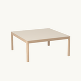 Muuto Workshop Coffee Table - Warm Grey Linoleum  / Oak - 86cm x 86cm