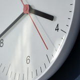 Hay Clock - White