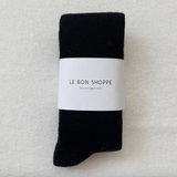 Le Bon Shoppe Hiker Socks - Onyx