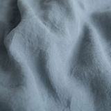 Linen Tales Linen Duvet Cover, Blue Fog