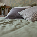Linen Tales Linen Duvet Cover, Sage