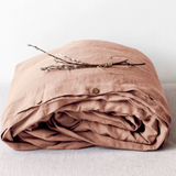 Linen Tales Linen Duvet Cover, Cafe Creme
