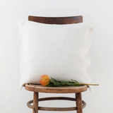 Linen Tales Square Pillowcase, White