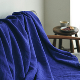 Fog Linen Linen Blanket - Iris was £130