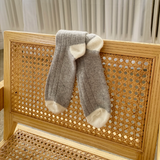 Le Bon Shoppe Extended Cashmere Classic Socks Grey Melange
