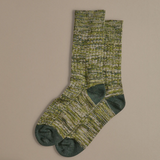 Rove Knitwear Chunky Wool Boot Socks - Marbled Green