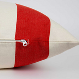 Afro Art Fifi Pillow - Red/Off White, 50x90cm was £115