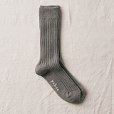 Yahae Organic Cotton Yak Ribbed Socks, 2 colours