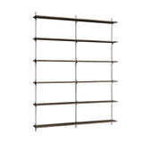 Moebe Wall Shelving WS.200.2.B Dark Oak