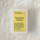 SUMMER SOLACE Yuzu and Sencha Toning Bar Soap with E3Live