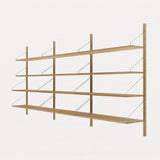 Shelf Library Natural H1148 | Triple Section - Tea and Kate