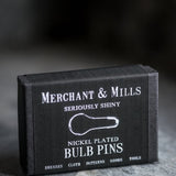 Merchant & Mills Nickel Bulb Pins, was £7