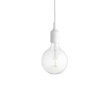 Muuto E27 Pendant Lamp LED - Beige Rose / White