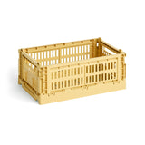 HAY 100% Recycled Colour Crate small - Golden Yellow