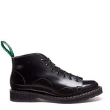 Solovair Black Hi-Shine Monkey Boot WAS £170