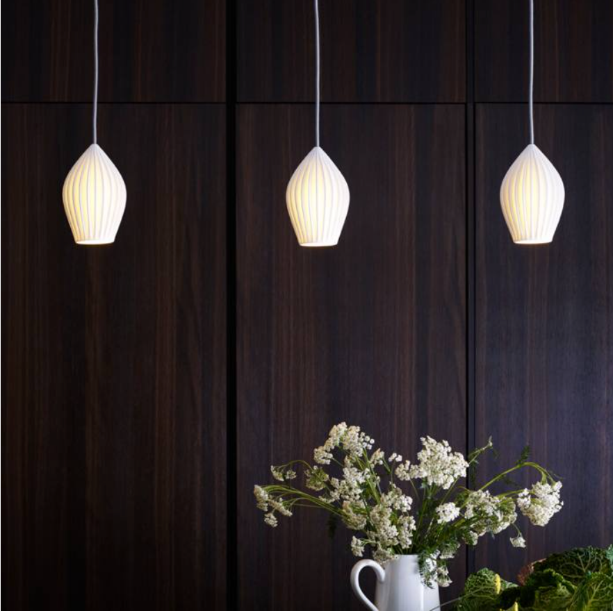 Fin Medium Pendant Light - Tea and Kate