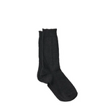 Fog Linen Thick Linen Socks - Black