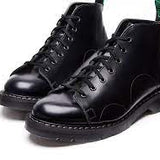 Solovair Black Hi-Shine Monkey Boot WAS £170