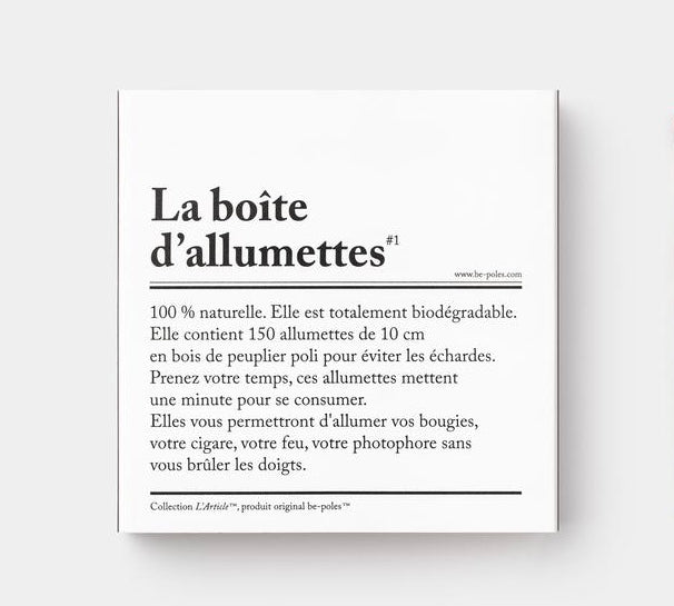 La Boite D'allumettes Long Matches - Tea and Kate