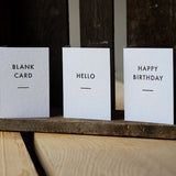 Small greetings card | letterpress was £3.50