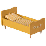 MAILEG Mini Wooden Bed – Yellow