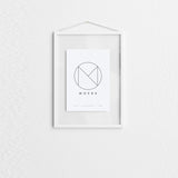 White frame a5 - Tea and Kate