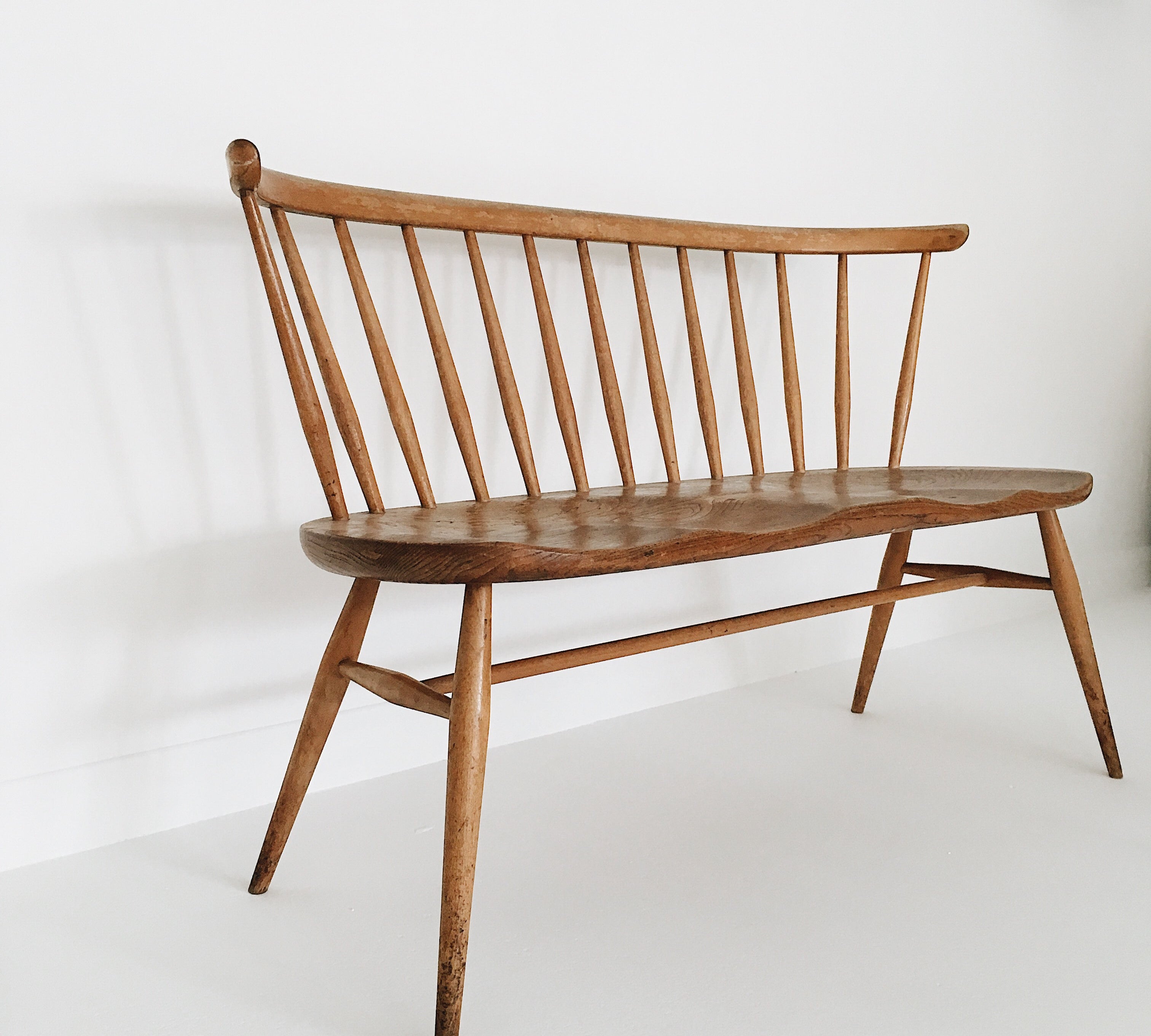 Vintage Ercol love seat - Tea and Kate