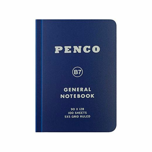 Hightide Penco Soft PP Notebook, B6 Grid - Navy