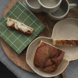 Swedish Napkin - Grid Green