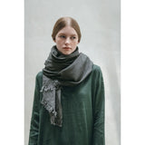 Fog Linen Roserie Scarf Acier