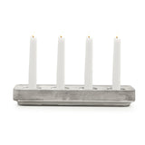 Born in Sweden Candleholder in Recycled Material- Four Candles in A Row