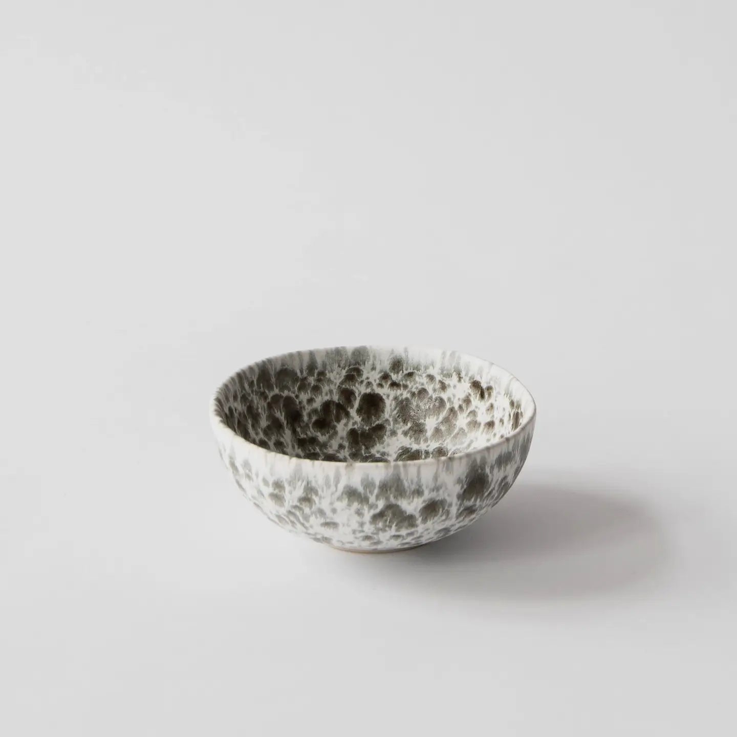Tell Me More Rivoli Bowl Mini Green Splatter - Tea and Kate