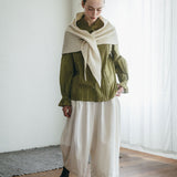 Fog Linen x Mii Thaii Anant Tuck Pants Off White