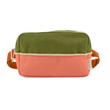 Sticky Lemon fanny pack large | farmhouse | sprout green + flower pink