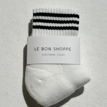 Le Bon Shoppe Girlfriend Socks Egret - Tea and Kate