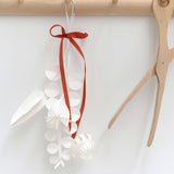 Field Flowers Small - White (4 Paper Flowers)