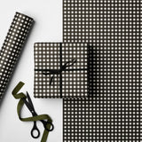 Kinshipped Gingham Gift Wrap