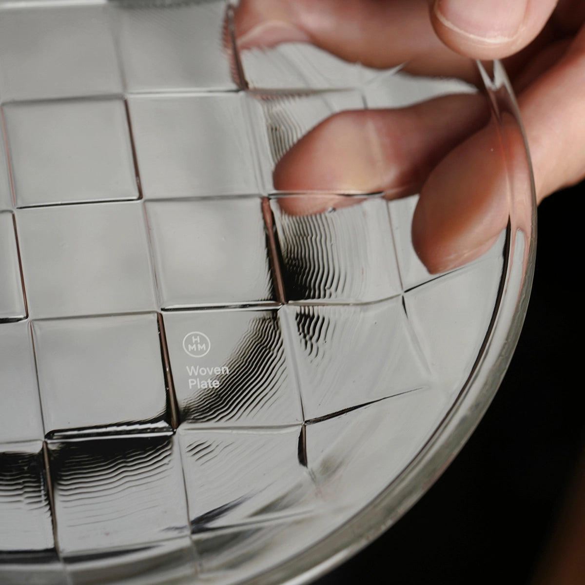 HMM Woven Plate Clear - Tea and Kate