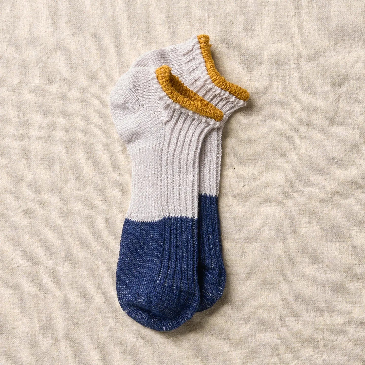 Yahae Linen Sneaker Socks - Tea and Kate