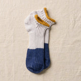 Yahae Linen Sneaker Socks - Tea and Kate