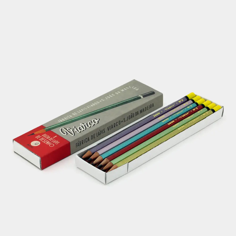 Viarco Vintage Pencil Nº3000 Box Of 12 - Tea and Kate
