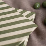 Swedish Napkin - Stripe Green