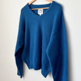 Le Bon Shoppe James Mohair Sweater Blue, was £195